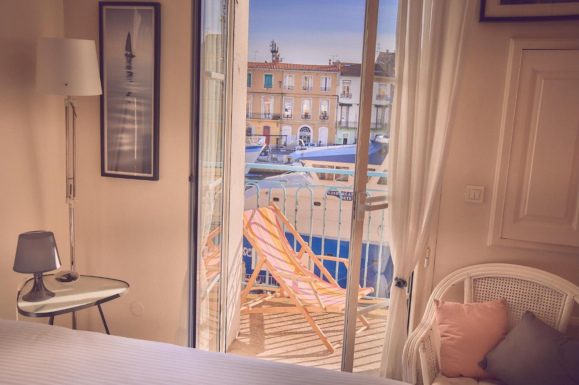 "Mario" BALCONS SUR LE CANAL ROYAL, belle vue, climatisé Sète Extérieur photo